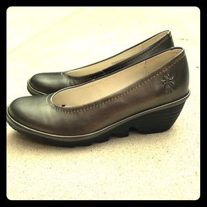 COPY - FLY London Kelpie wedges 36 NIB. Perfect f…